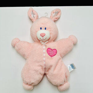 Kids Preferred Very Special Girl Bunny Rabbit Plush Pink 14” Lovey Heart Stuffed